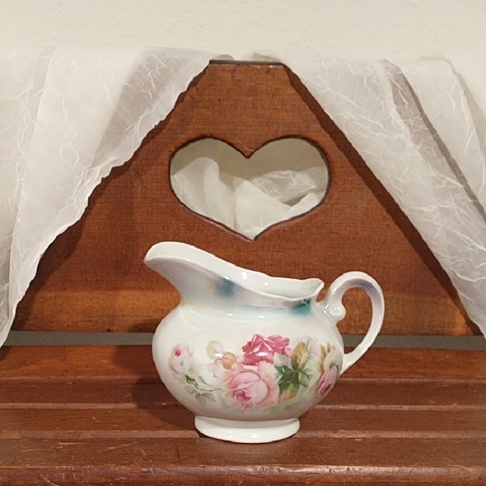 Vintage Germany Floral Porcelain Creamer